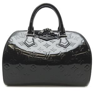 Louis Vuitton Montana PM Handbag Vernis Black